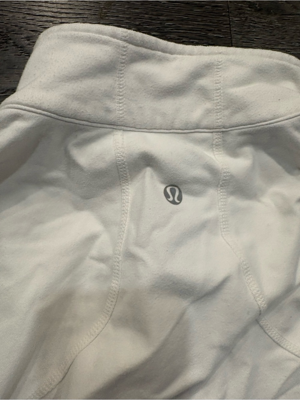 Ladies size 8 lululemon athletic full zip white jacket - Picture 2 of 7